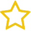 Yellow review star icon